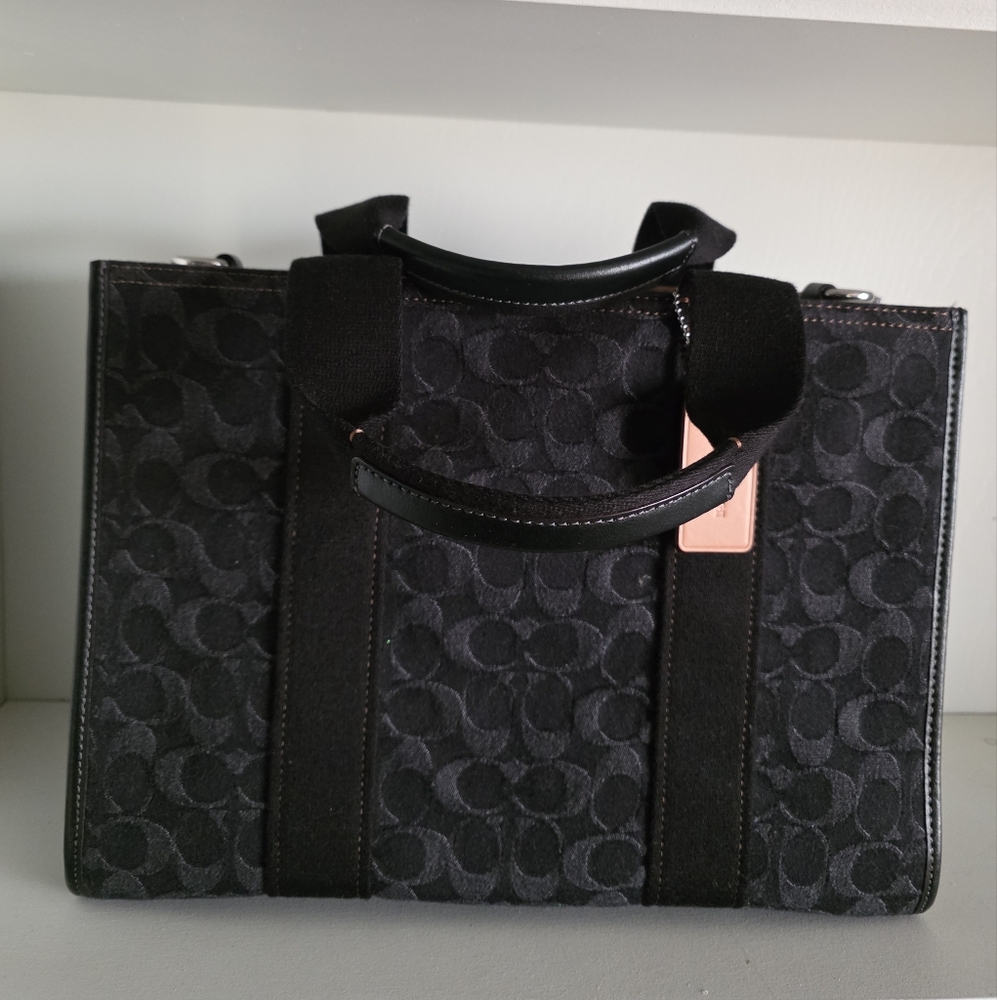 Coach Brown Leather Patch